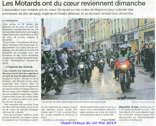 Ouest france 06 05 2019 500x405
